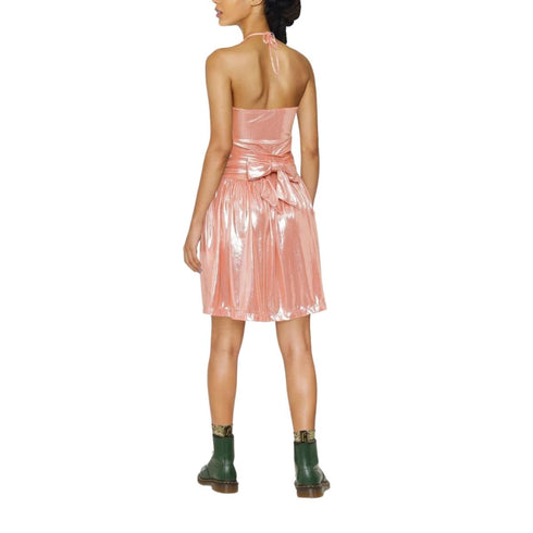 Abito Donna con scollo all'americana e nodo Pesca LOVE MOSCHINO- Francavilla Moda